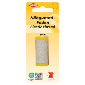 KLEIBER Nähgummi-Faden 10m/weiß