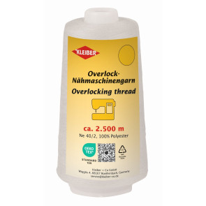 KLEIBER Overlock-Nähmaschinengarn 2500m/weiß