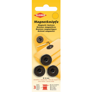 KLEIBER Magnetknöpfe 3Stk./Ø18mm/antik