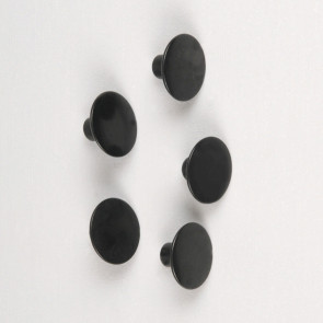 KLEIBER Patenthosenknöpfe  8Stk./Ø1,7cm/schwarz
