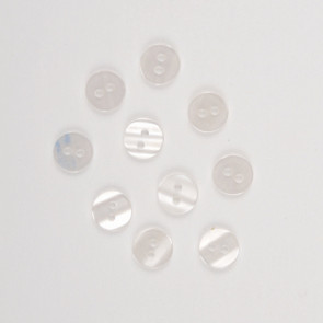 KLEIBER Hemdenknöpfe 40Stk./Ø1,1cm/perlmutt