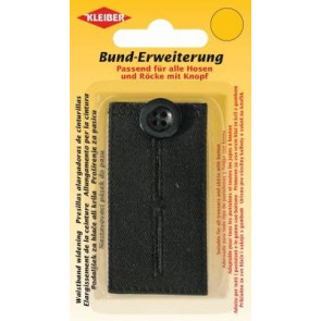KLEIBER Bunderweiterung mit Knopf schwarz