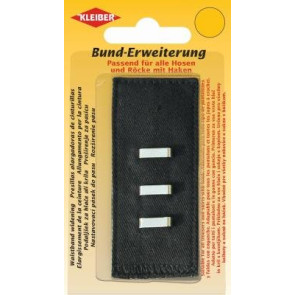 KLEIBER Bunderweiterung mit Haken schwarz