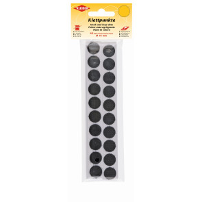 KLEIBER Klettpunkte klein 40Stk./Ø16mm/schwarz