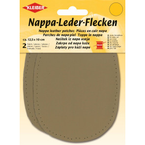 KLEIBER Nappa-Lederflecken 2x12,5cmx10cm/beige