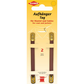 KLEIBER Mantelhänger 2Stk./braun