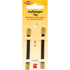 KLEIBER Mantelhänger 2Stk./schwarz