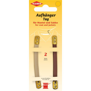 KLEIBER Mantelhänger 2Stk./beigebraun