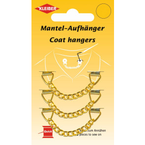 KLEIBER Metall Mantelhänger 3Stk./gold