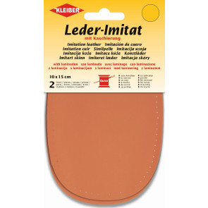 KLEIBER Leder-Imitat mit Kaschierung 2x10cmx15cm/orange