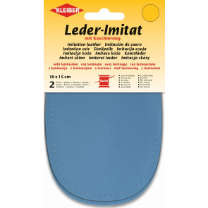 KLEIBER Leder-Imitat mit Kaschierung 2x10cmx15cm/aqua