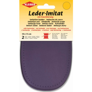 KLEIBER Leder-Imitat mit Kaschierung 2x10cmx15cm/lila