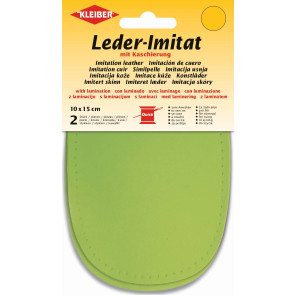 KLEIBER Leder-Imitat mit Kaschierung 2x10cmx15cm/limette