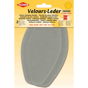 KLEIBER Velours-Leder-Imitat groß 2x18,5cmx9,5cm/beige