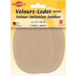 KLEIBER Velours-Leder-Imitat klein 2x13cmx10cm/sand