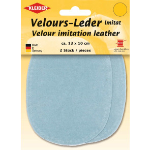 KLEIBER Velours-Leder-Imitat klein 2x13cmx10cm/anhydrit