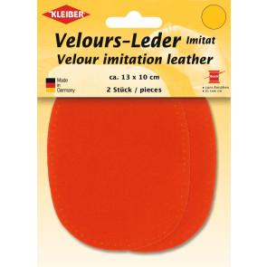 KLEIBER Velours-Leder-Imitat klein 2x13cmx10cm/granat