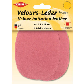 KLEIBER Velours-Leder-Imitat klein 2x13cmx10cm/perlrosa