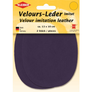 KLEIBER Velours-Leder-Imitat klein 2x13cmx10cm/aubergine