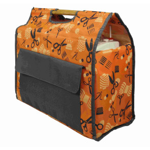 KLEIBER Nähmaschinentasche 43cmx41cmx21cm/orange,grau