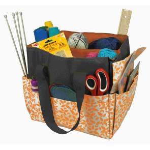 KLEIBER Handarbeitstasche 34x29x25cm/orange,gr.