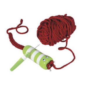 KLEIBER Strickliesel Set  mitAhleundPompom-Set/grün