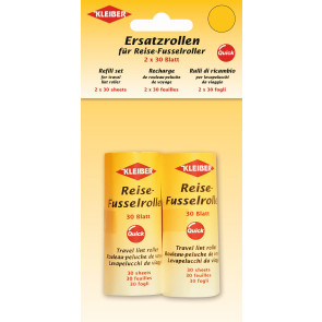 KLEIBER Ersatzrollen für Fusselroller mini 2x30Blatt