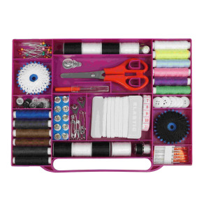 KLEIBER Universal-Nähkästchen 111-teilig/pink