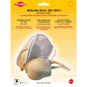 KLEIBER Wäschenetz für BH's 23cmx16cmx16cm /weiß