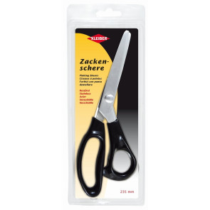 KLEIBER Zacken-Schere 235mm/schwarz
