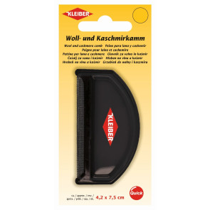 KLEIBER Woll- und Kaschmierkamm  4,2x7,5cm/schwarz