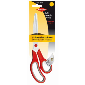 KLEIBER Soft-Touch-Schneiderschere 250mm/rot