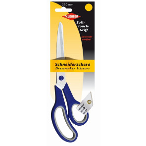 KLEIBER Soft-Touch-Schneiderschere 250mm/blau