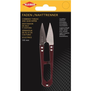 KLEIBER Faden- und Nahttrenner  105mm/rot