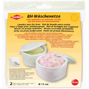 KLEIBER BH-Wäschenetz Set 2Stk/Ø15cm/weiß