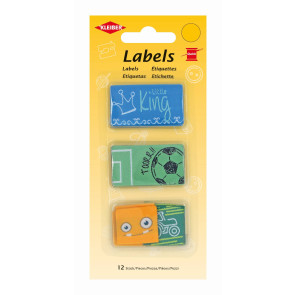 KLEIBER Labels Jungen 6Stk./4,5x2,5cm/6Stk.2,5x2,5cm