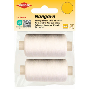 KLEIBER Nähgarn 500m/2xweiß