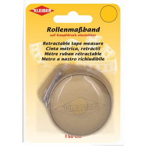 KLEIBER Rollmaßband 150cm/gold