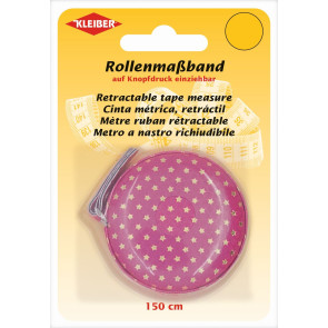 KLEIBER Rollmaßband 150cm/pink