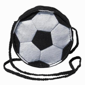 KLEIBER Filzbastel-Set  Fußballtascheschwarz-weiß