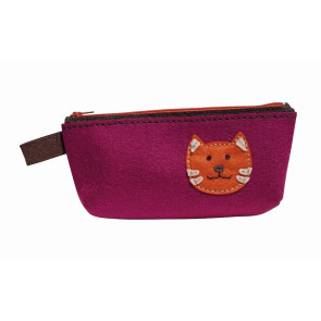 KLEIBER Filz-Set Federmäppchen pink