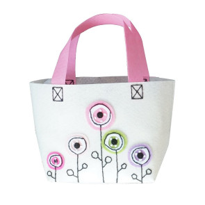 KLEIBER Filzbastel-Set TascheBlumenwiese