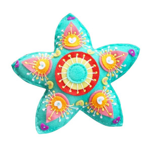 KLEIBER Filzbastel-Set Mandala-Blüte