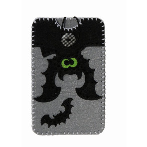 KLEIBER Filz Smartphone-Tasche groß-Fledermaus