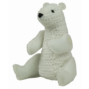 KLEIBER Häkeltier Eisbär 11x16cm