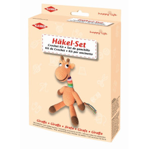 KLEIBER Häkeltier Giraffe 30x6cm/orange