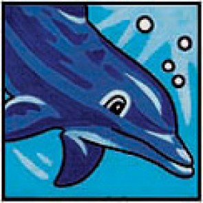 MARGOT Packung "Delfin"14x14cm
