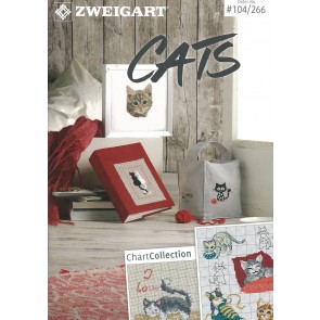 ZWEIGART-Brosch. Cats *